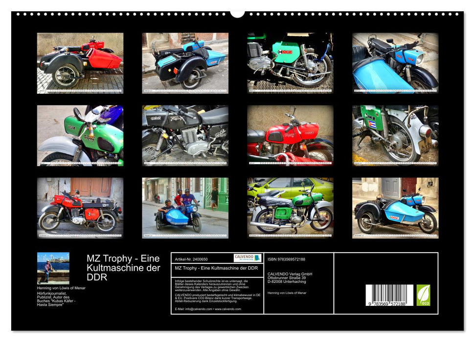 MZ Trophy - Eine Kultmaschine der DDR (CALVENDO Premium Wandkalender 2027)