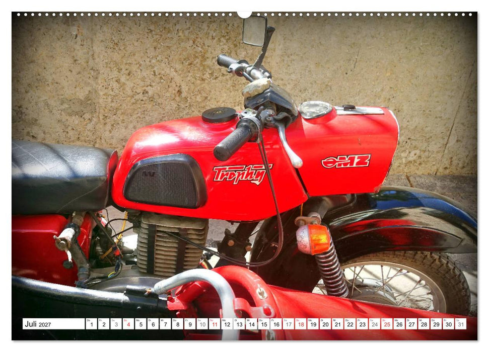MZ Trophy - Eine Kultmaschine der DDR (CALVENDO Premium Wandkalender 2027)