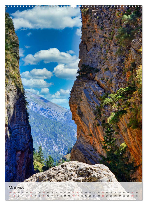 Naturerlebnis Samaria Schlucht auf Kreta (CALVENDO Wandkalender 2027)
