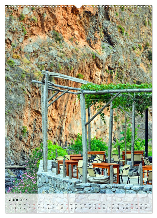 Naturerlebnis Samaria Schlucht auf Kreta (CALVENDO Wandkalender 2027)