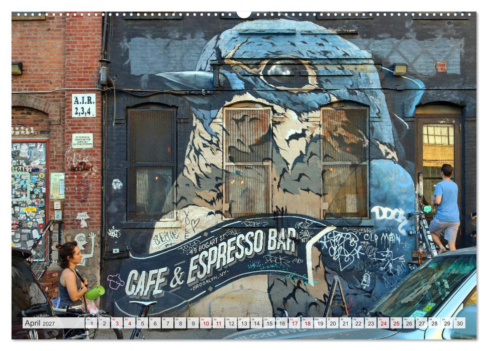 American Street Art - tätowierte Wände (CALVENDO Wandkalender 2027)