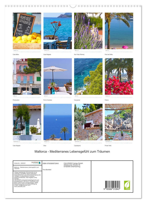 Mallorca - Mediterranes Lebensgefühl zum Träumen (CALVENDO Premium Wandkalender 2027)