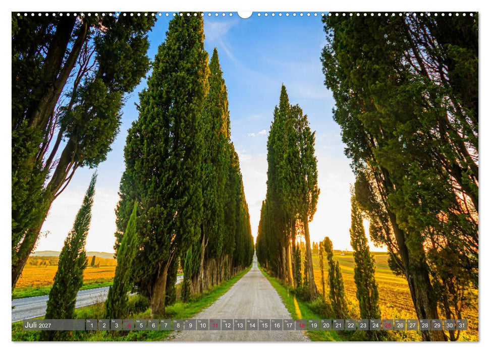 Impressionen toskanischer Landschaften (CALVENDO Premium Wandkalender 2027)