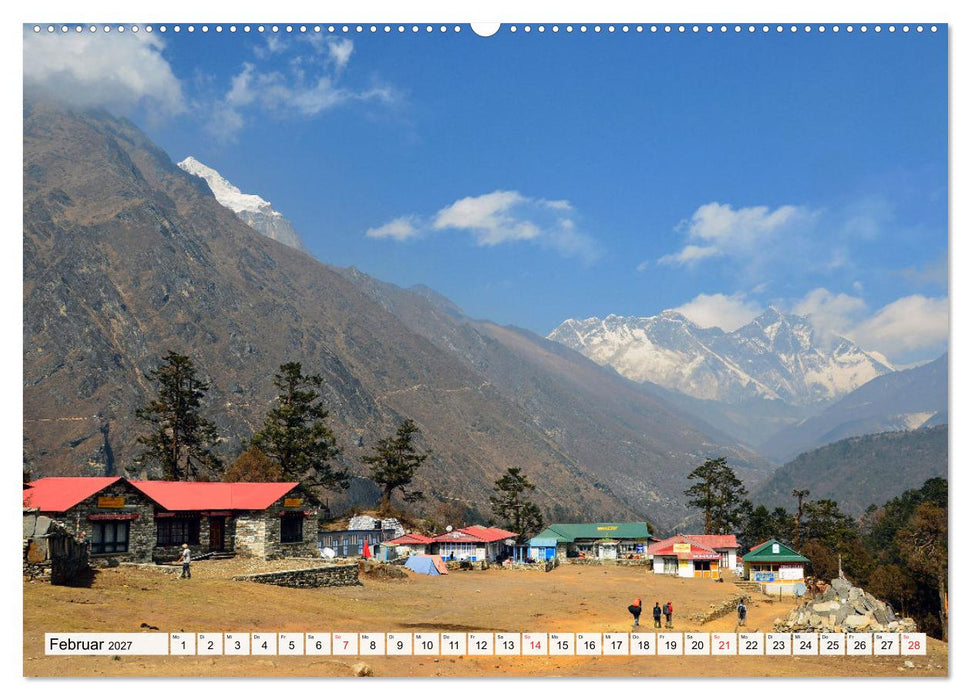 Wohnen im HIMALAYA (CALVENDO Wandkalender 2027)
