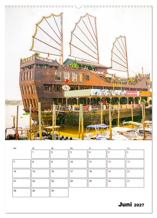 Ho-Chi-Minh-Stadt - die schönsten Sehenswürdigkeiten (CALVENDO Wandkalender 2027)
