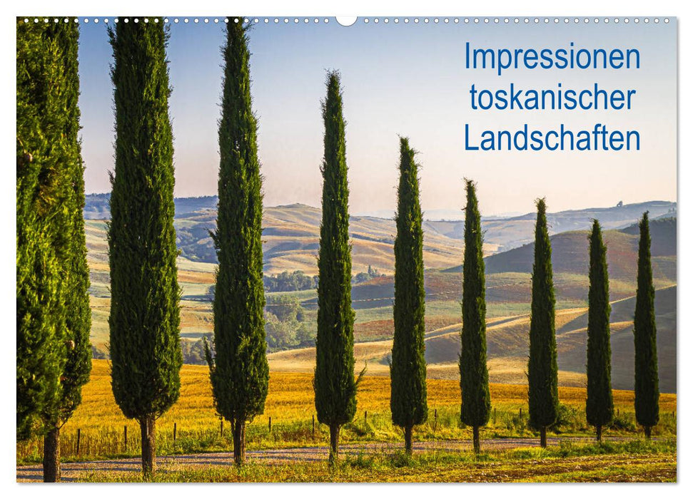 Impressionen toskanischer Landschaften (CALVENDO Wandkalender 2027)