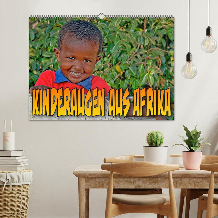 Kinderaugen aus Afrika (CALVENDO Wandkalender 2027)