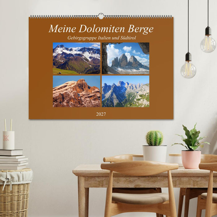 Meine Dolomiten Berge (CALVENDO Wandkalender 2027)