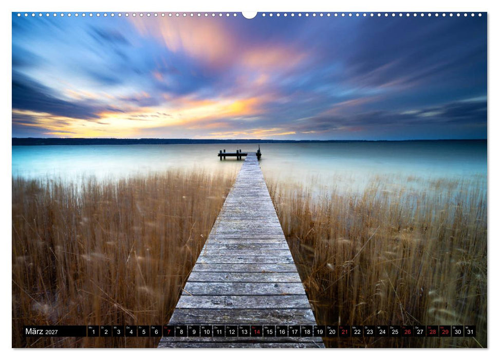 Schöne Seen in Bayern (CALVENDO Premium Wandkalender 2027)