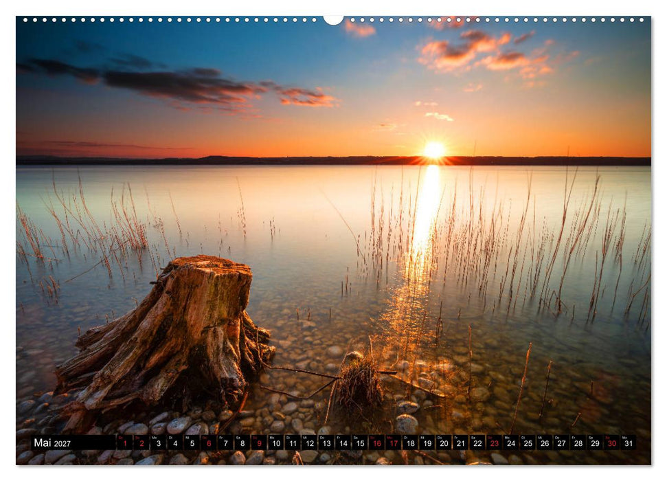 Schöne Seen in Bayern (CALVENDO Premium Wandkalender 2027)