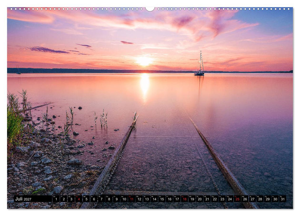 Schöne Seen in Bayern (CALVENDO Premium Wandkalender 2027)