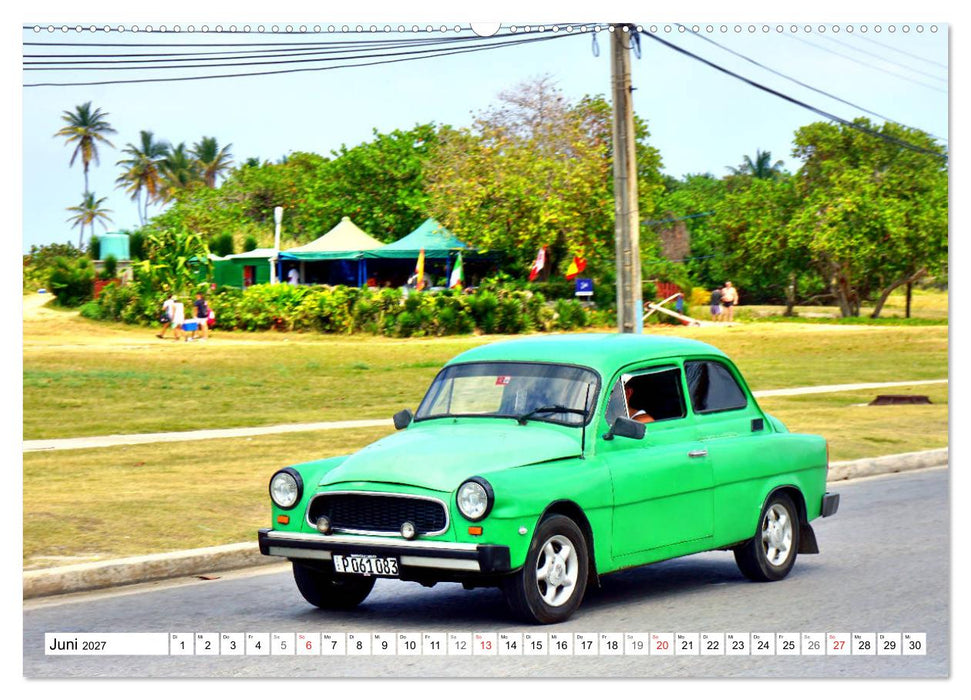 SKODA IN KUBA - Oldtimer der CSSR (CALVENDO Premium Wandkalender 2027)