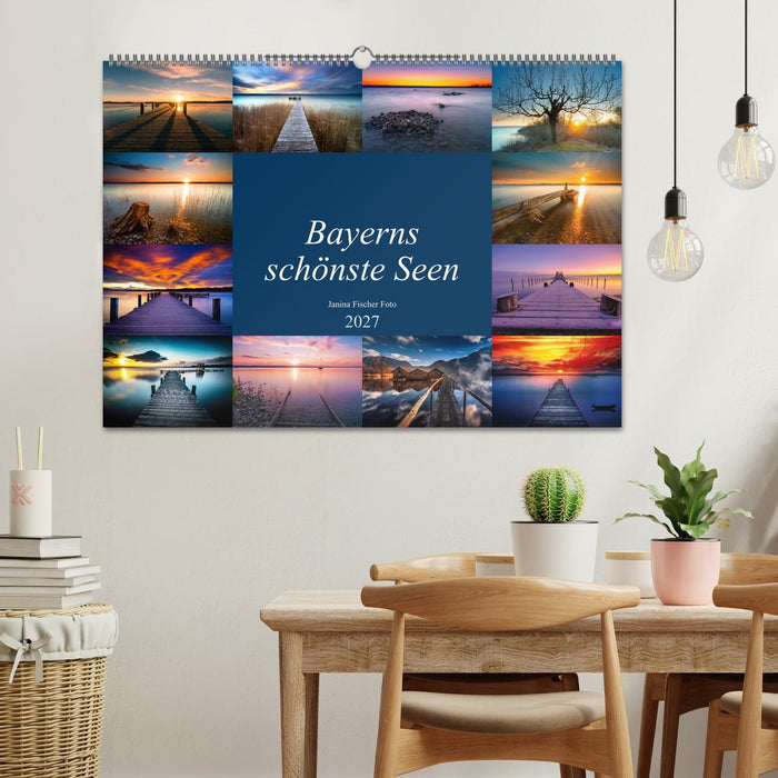 Schöne Seen in Bayern (CALVENDO Wandkalender 2027)