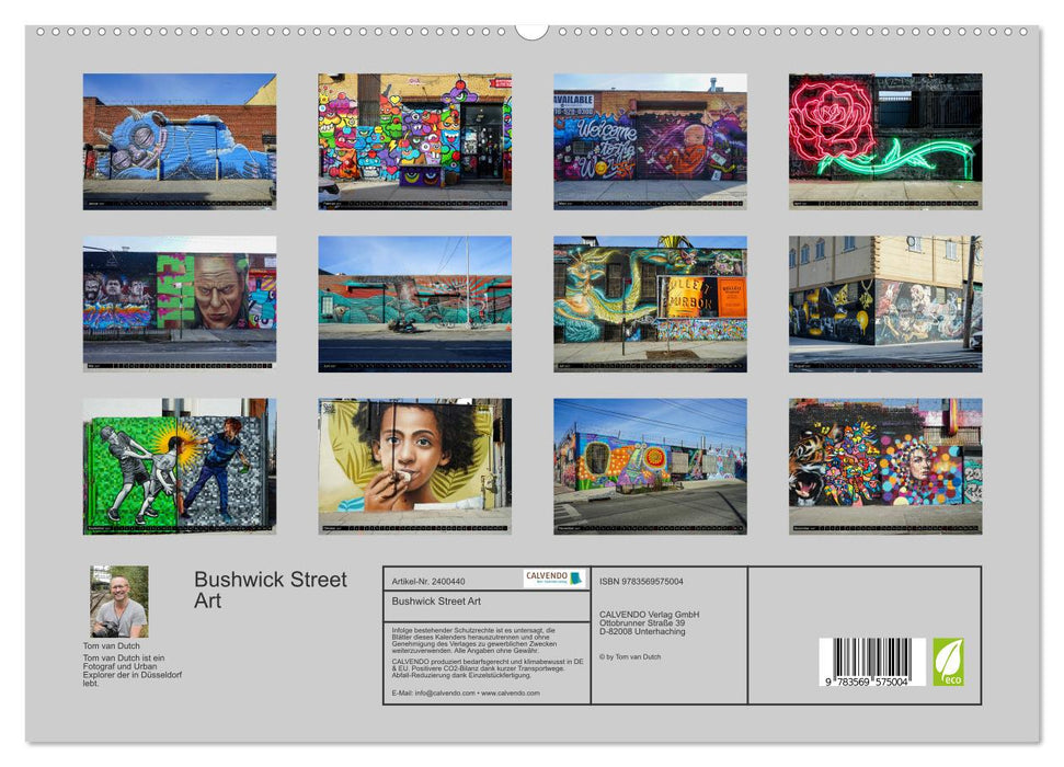 Bushwick Street Art (CALVENDO Premium Wandkalender 2027)