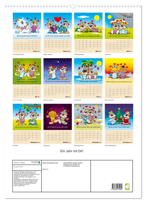 Ein Jahr mit Dir! (CALVENDO Wandkalender 2027)