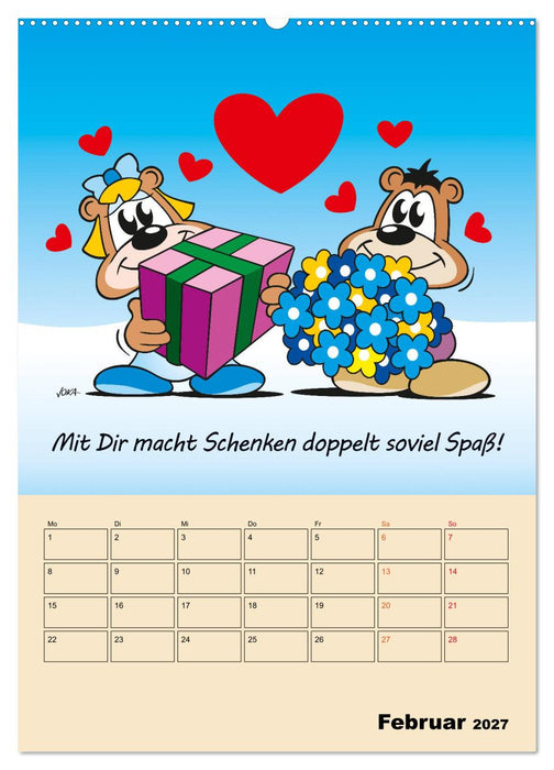Ein Jahr mit Dir! (CALVENDO Wandkalender 2027)