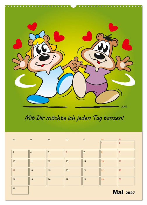 Ein Jahr mit Dir! (CALVENDO Wandkalender 2027)