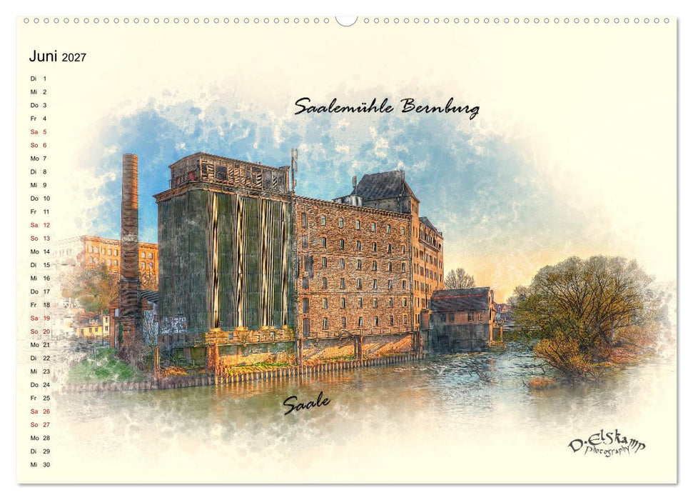 Bernburg meine Stadt (CALVENDO Wandkalender 2027)