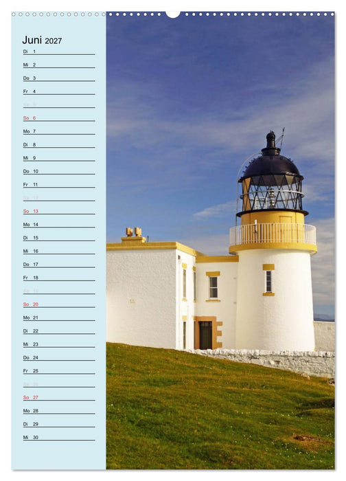 Leuchttürme - Geburtstagskalender (CALVENDO Premium Wandkalender 2027)