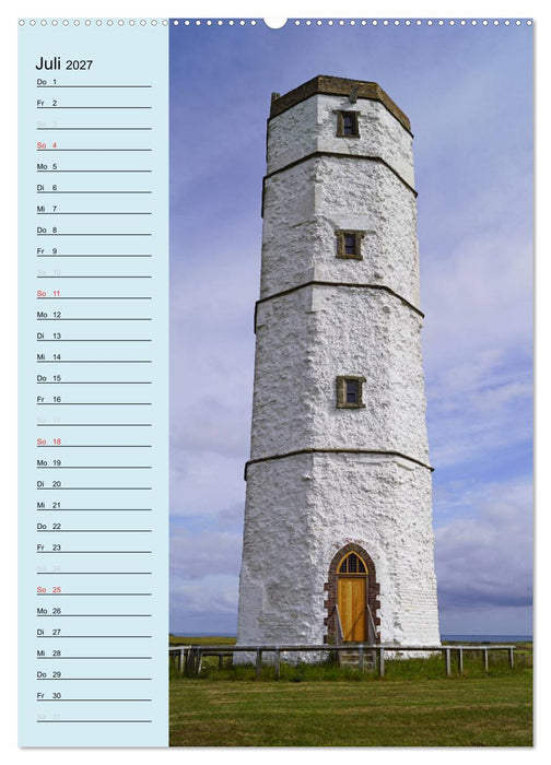 Leuchttürme - Geburtstagskalender (CALVENDO Premium Wandkalender 2027)