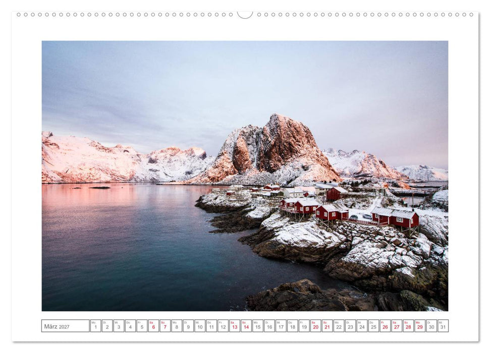Geheimnisvolle Lofoten (CALVENDO Wandkalender 2027)