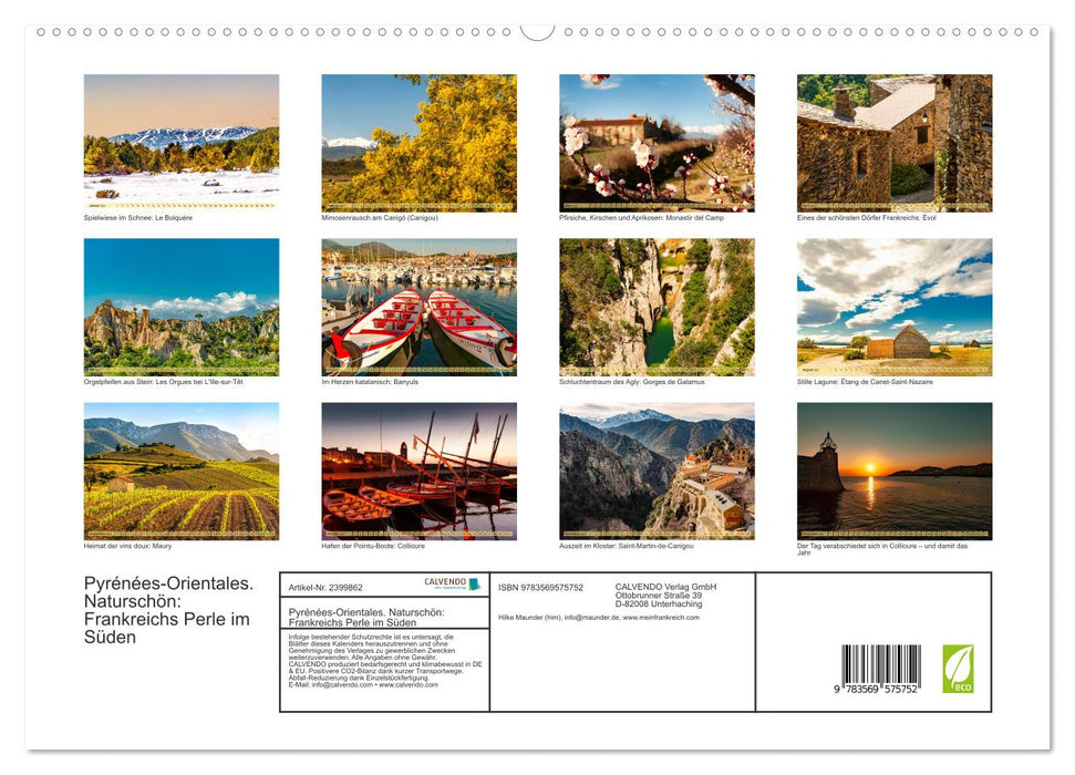 Pyrénées-Orientales. Naturschön: Frankreichs Perle im Süden (CALVENDO Premium Wandkalender 2027)