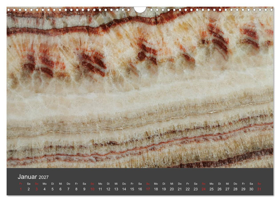 Stein, Kunst der Natur (CALVENDO Wandkalender 2027)