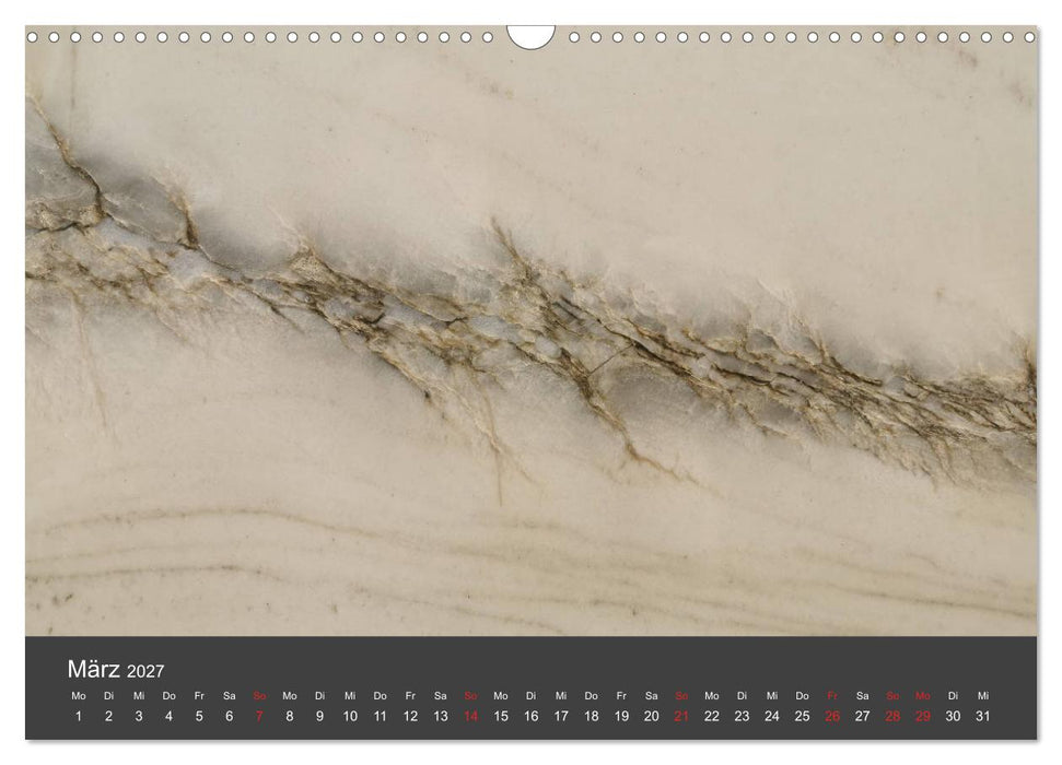 Stein, Kunst der Natur (CALVENDO Wandkalender 2027)