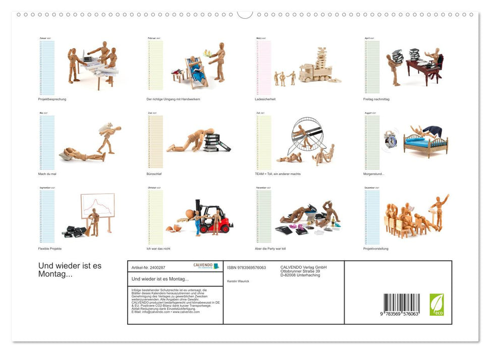 Und wieder ist es Montag... (CALVENDO Premium Wandkalender 2027)
