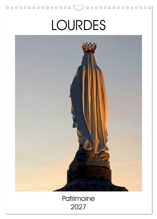 LOURDES Patrimoine (CALVENDO Calendrier mensuel 2027)