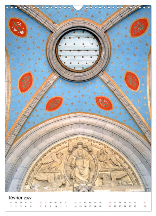 LOURDES Patrimoine (CALVENDO Calendrier mensuel 2027)