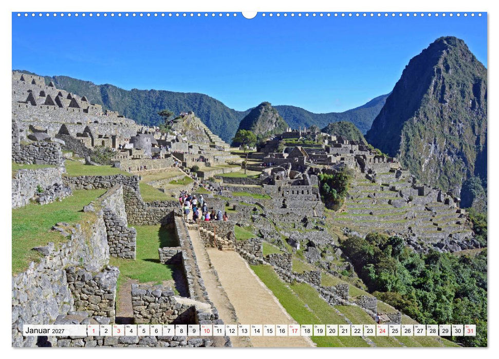 Inkabauten in PERU, Bauwerke eines großen Reiches (CALVENDO Wandkalender 2027)