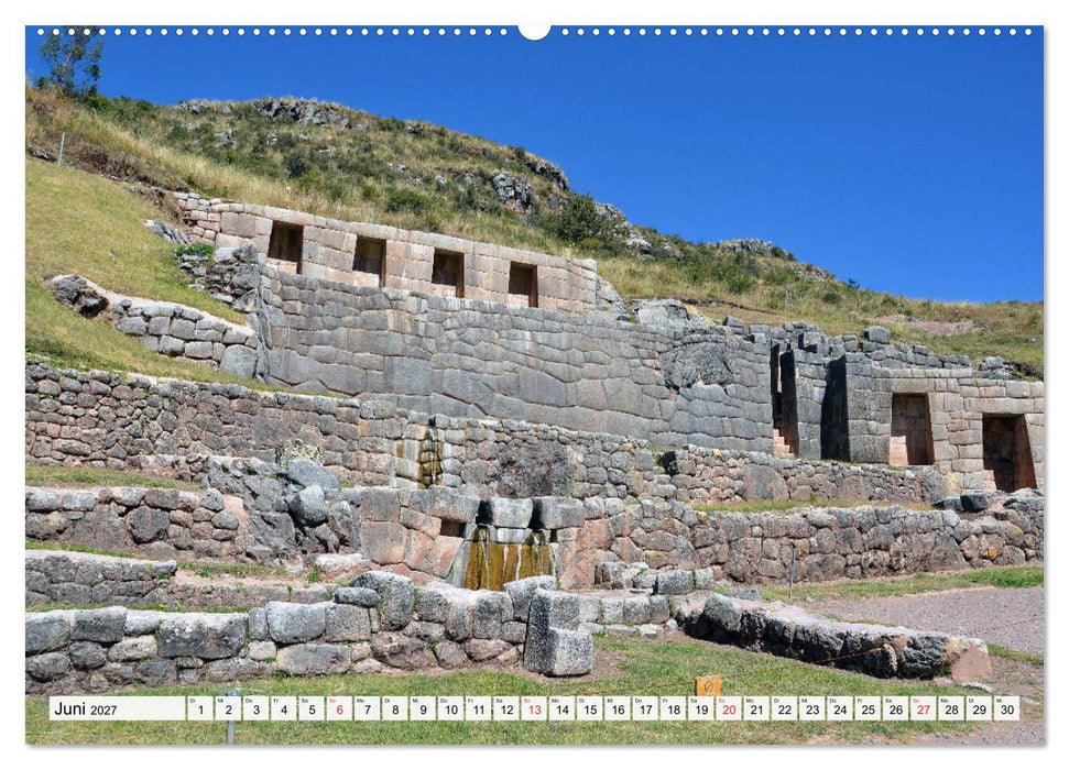 Inkabauten in PERU, Bauwerke eines großen Reiches (CALVENDO Wandkalender 2027)