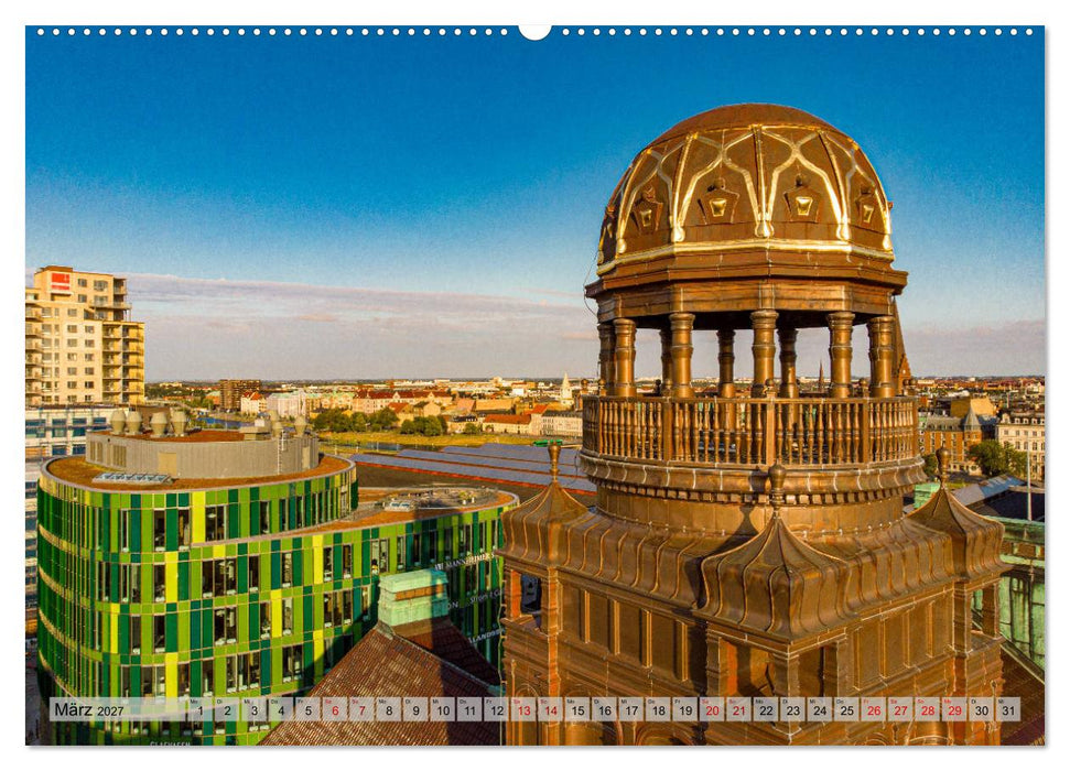 Malmö von oben (CALVENDO Premium Wandkalender 2027)