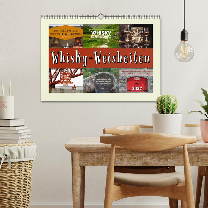 Whisky-Weisheiten (CALVENDO Wandkalender 2027)
