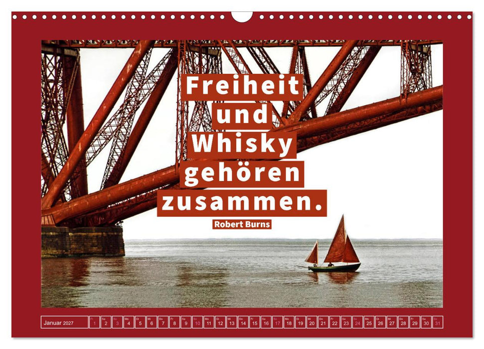 Whisky-Weisheiten (CALVENDO Wandkalender 2027)