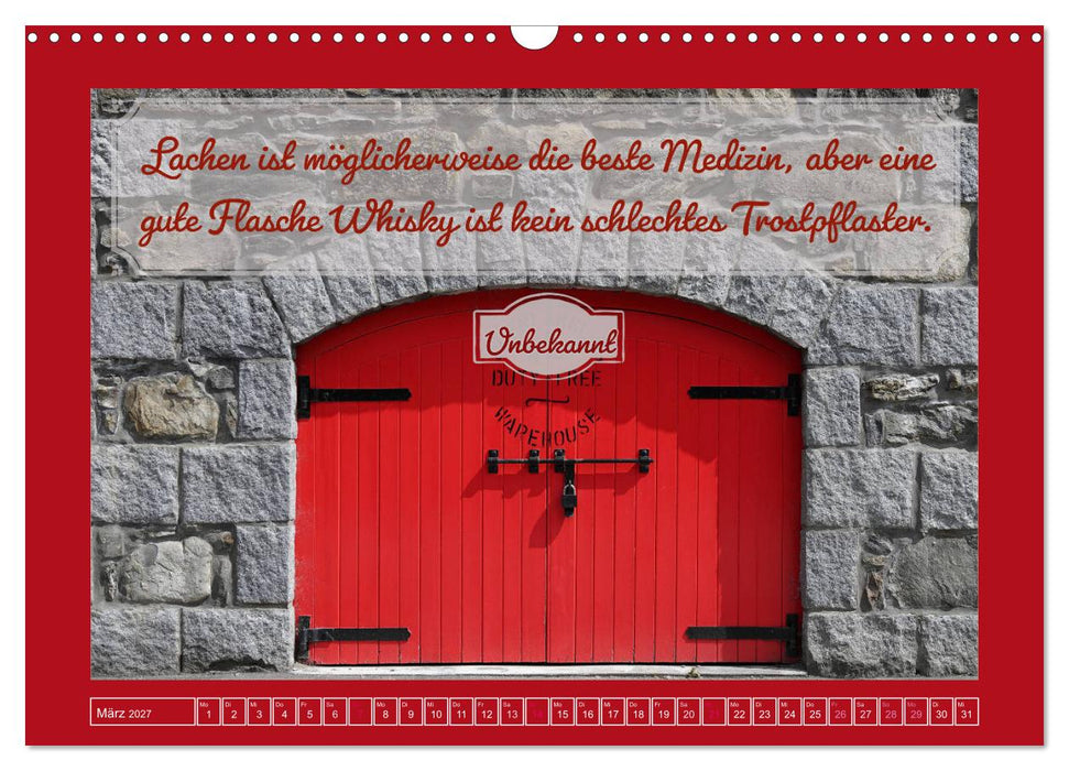 Whisky-Weisheiten (CALVENDO Wandkalender 2027)