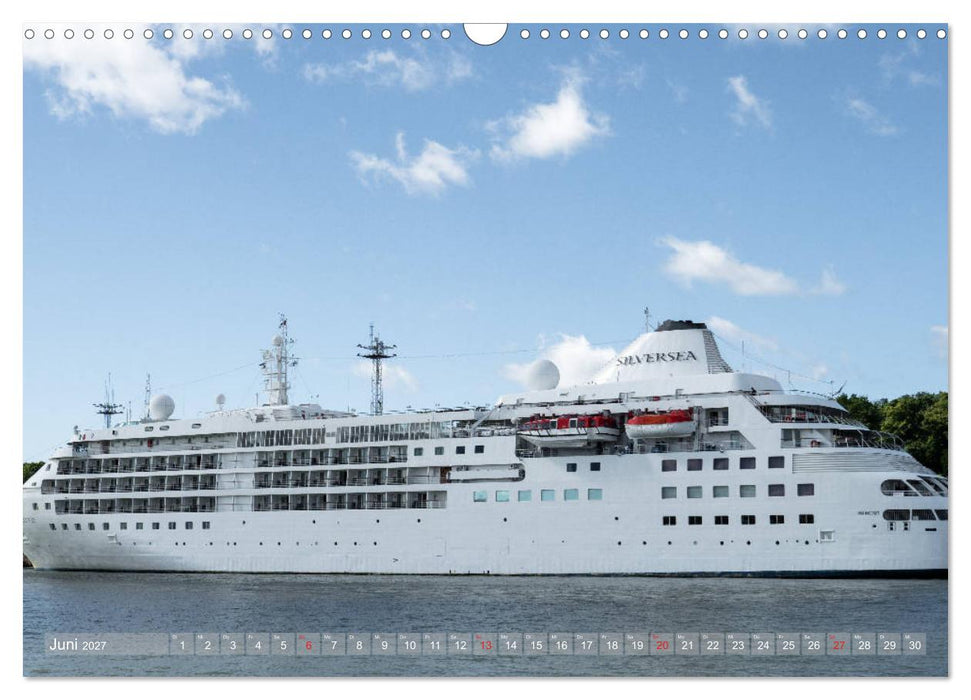 Container - Tanker - Kreuzfahrt - Schiffe (CALVENDO Wandkalender 2027)