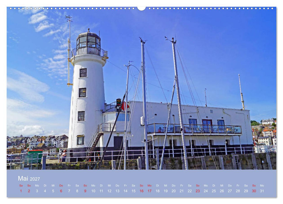 Englische Leuchttürme - Leuchtfeuer entlang Englands Küste (CALVENDO Premium Wandkalender 2027)