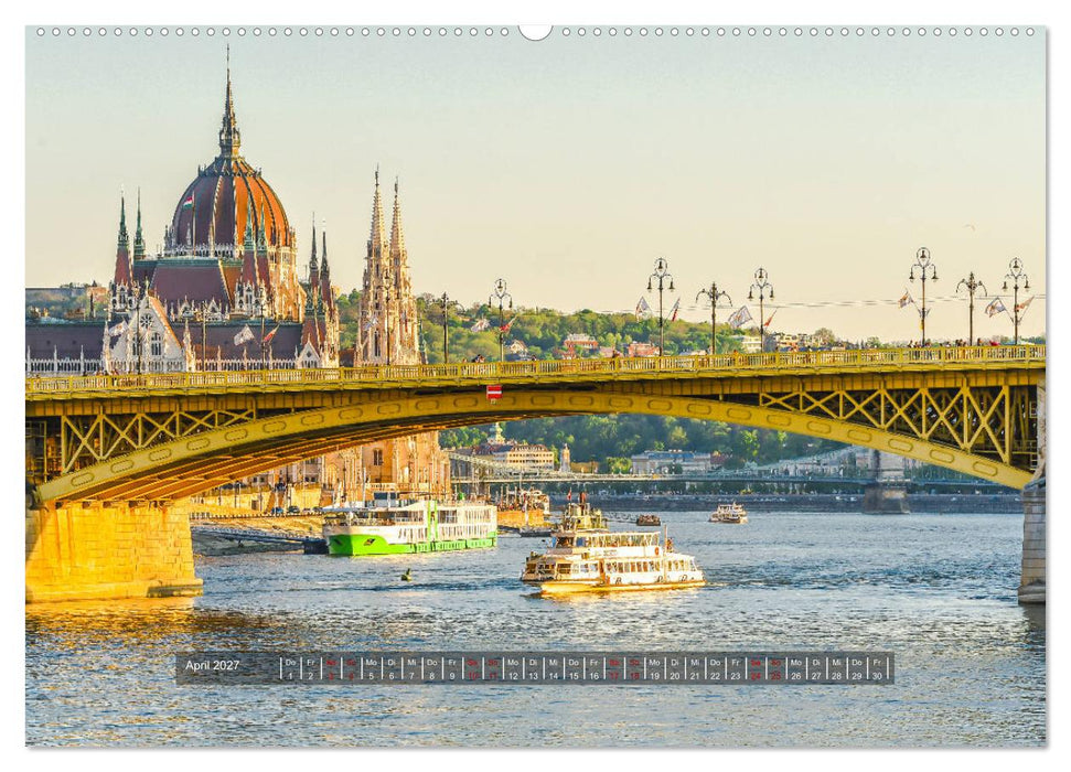 Budapest - Die Stadt an der Donau (CALVENDO Premium Wandkalender 2027)