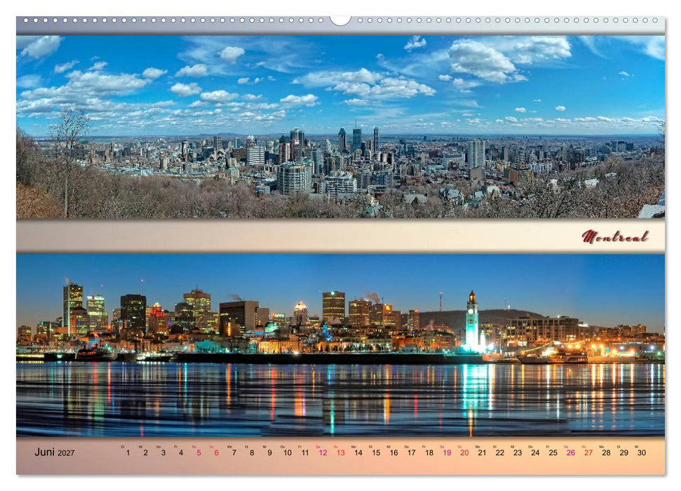 Faszinierende Städte, Panoramen (CALVENDO Wandkalender 2027)