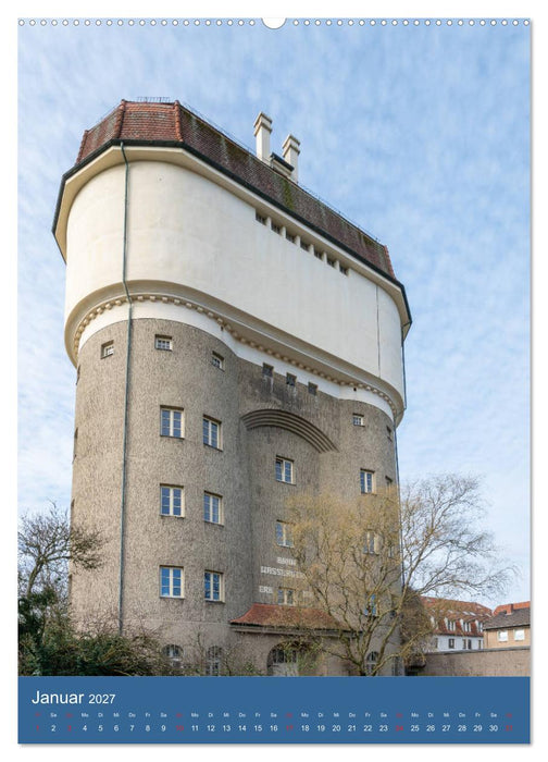 Wassertürme im Ruhrgebiet (CALVENDO Premium Wandkalender 2027)