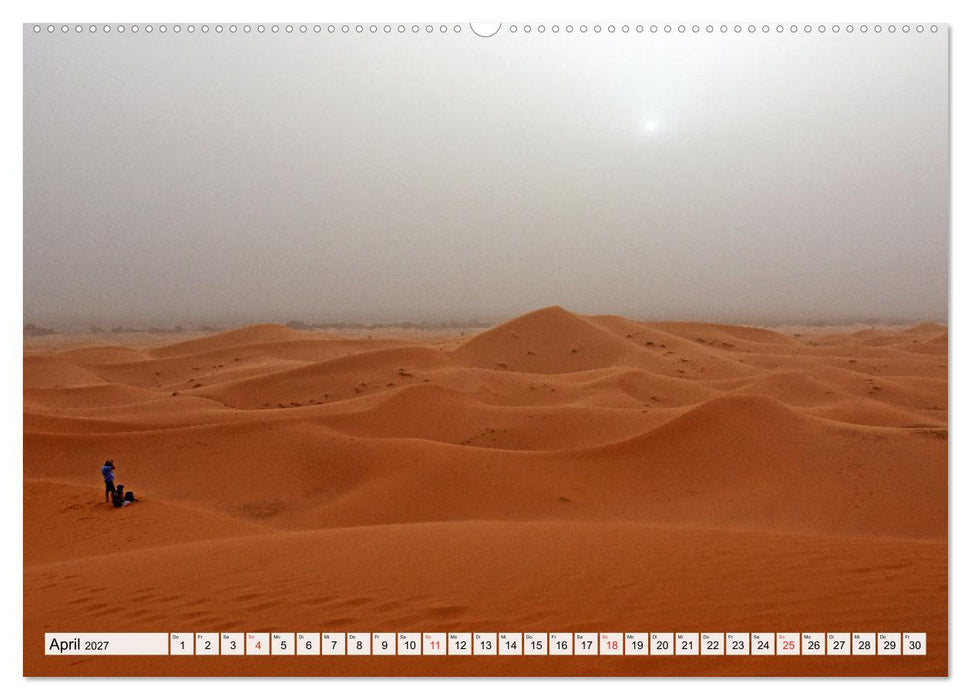 Die SAHARA in Marokko, Faszinierende Wüstenregionen (CALVENDO Wandkalender 2027)
