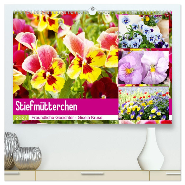Stiefmütterchen Freundliche Gesichter (CALVENDO Premium Wandkalender 2027)