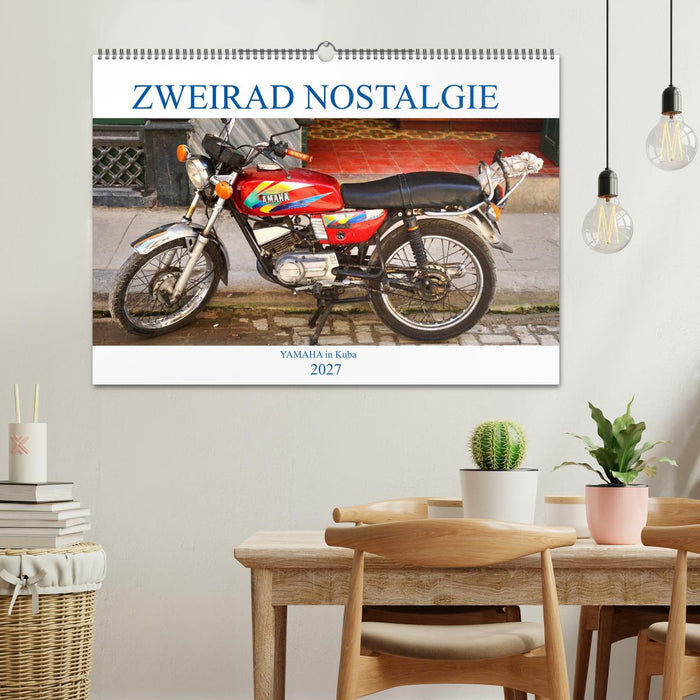 Zweirad Nostalgie - YAMAHA in Kuba (CALVENDO Wandkalender 2027)