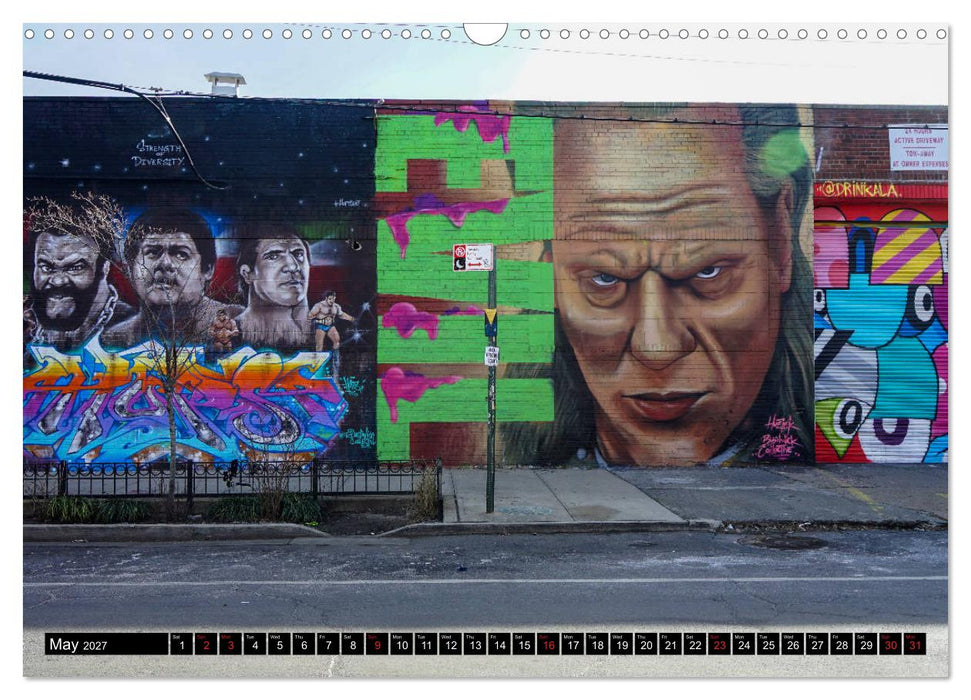NYC Street Art (CALVENDO Monthly Calendar 2027)