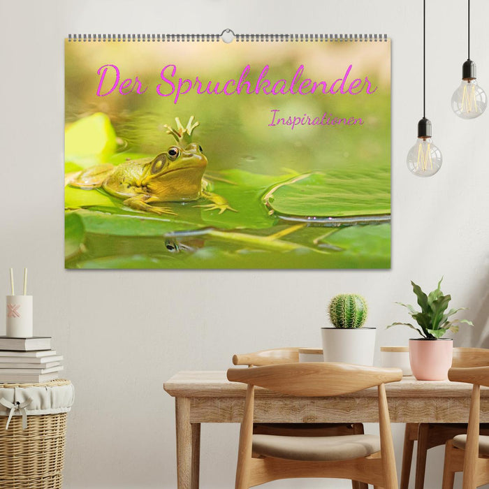 Der Spruchkalender - Inspirationen (CALVENDO Wandkalender 2027)