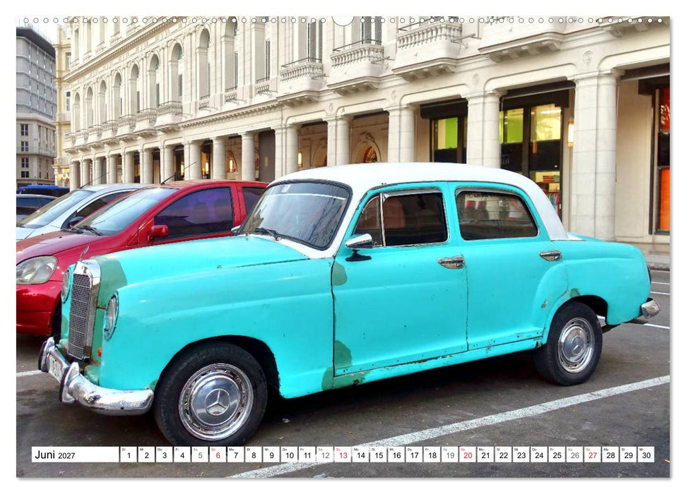 Mercedes-Benz Typ 180 - Ein deutscher Klassiker in Kuba (CALVENDO Wandkalender 2027)