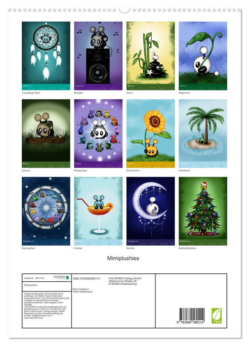 Mimiplushies (CALVENDO Premium Wandkalender 2027)