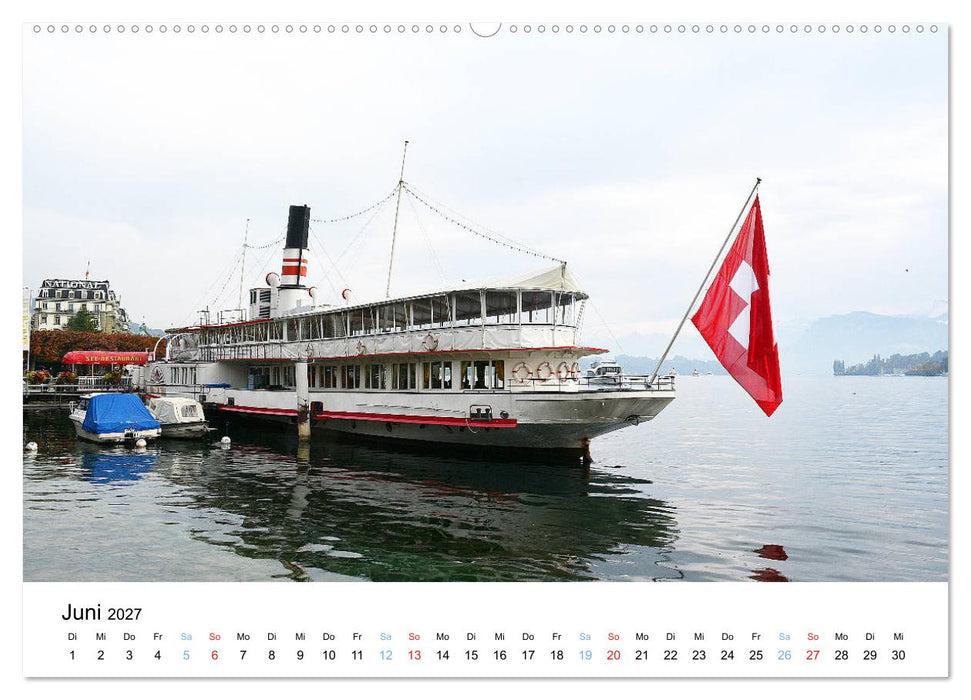 LUZERN Wo sich Reuss und Vierwaldstättersee begegnen (CALVENDO Wandkalender 2027)